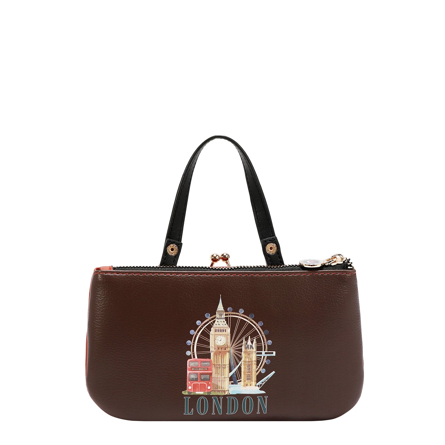 MEDIUM FRAME TOP-HANDLE PURSE