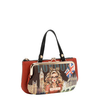 MEDIUM FRAME TOP-HANDLE PURSE
