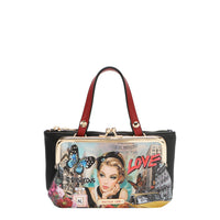 MEDIUM FRAME TOP-HANDLE PURSE