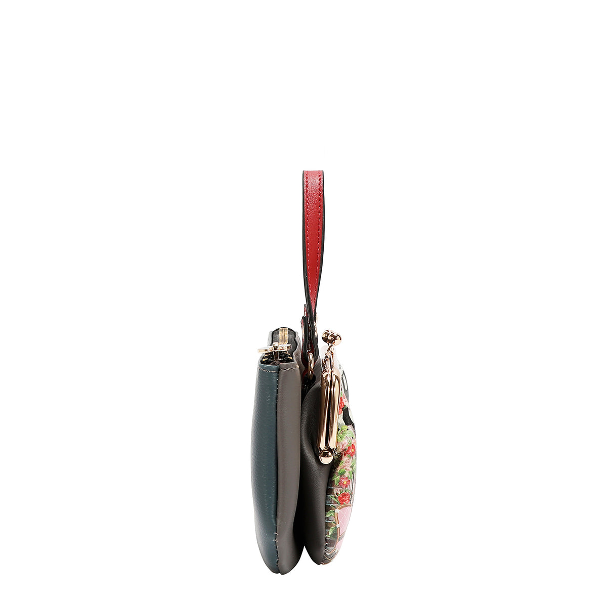 MEDIUM FRAME TOP-HANDLE PURSE