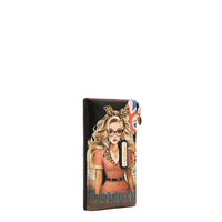 SNAP CLOSURE LAYERED WALLET