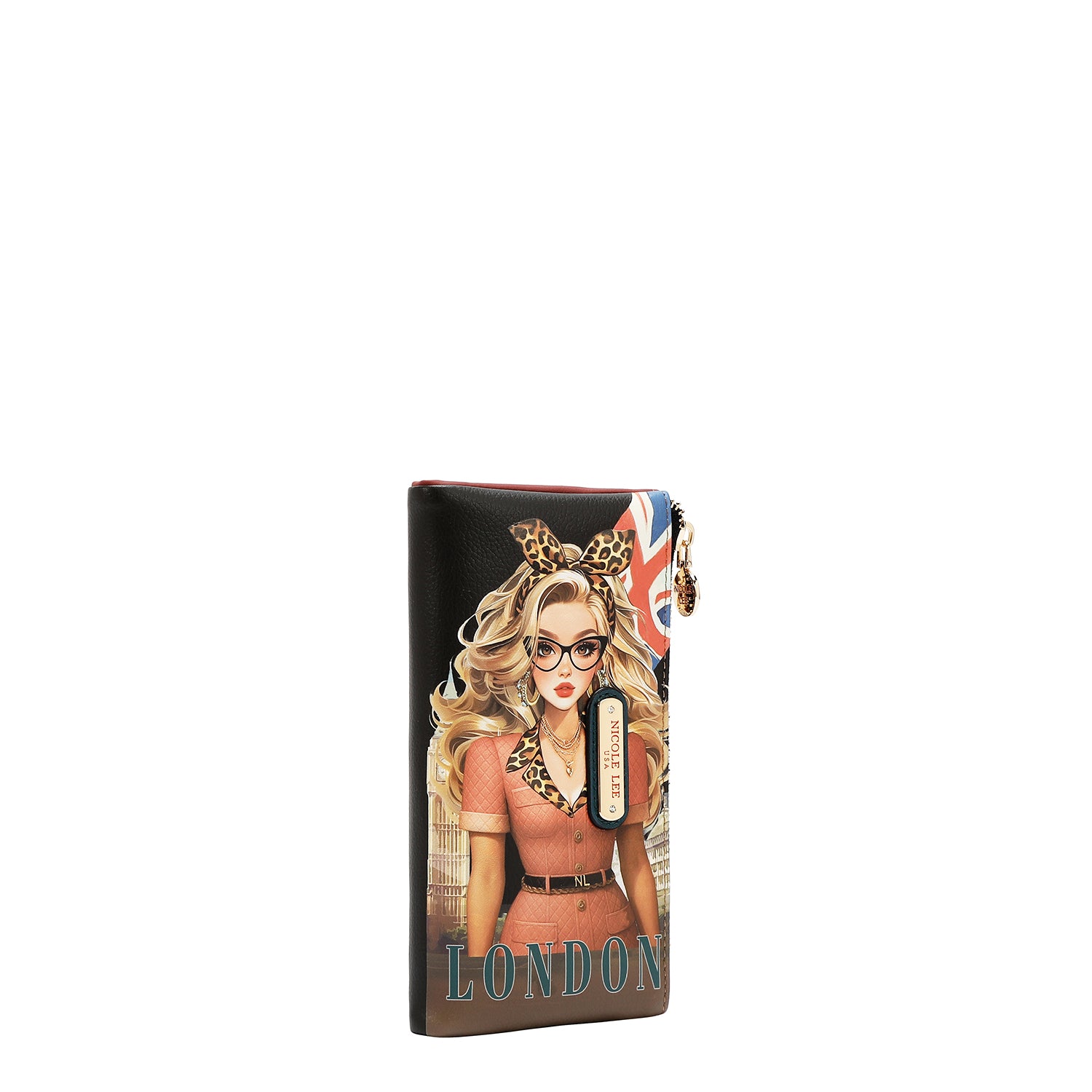 SNAP CLOSURE LAYERED WALLET