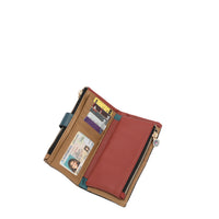 SNAP CLOSURE LAYERED WALLET