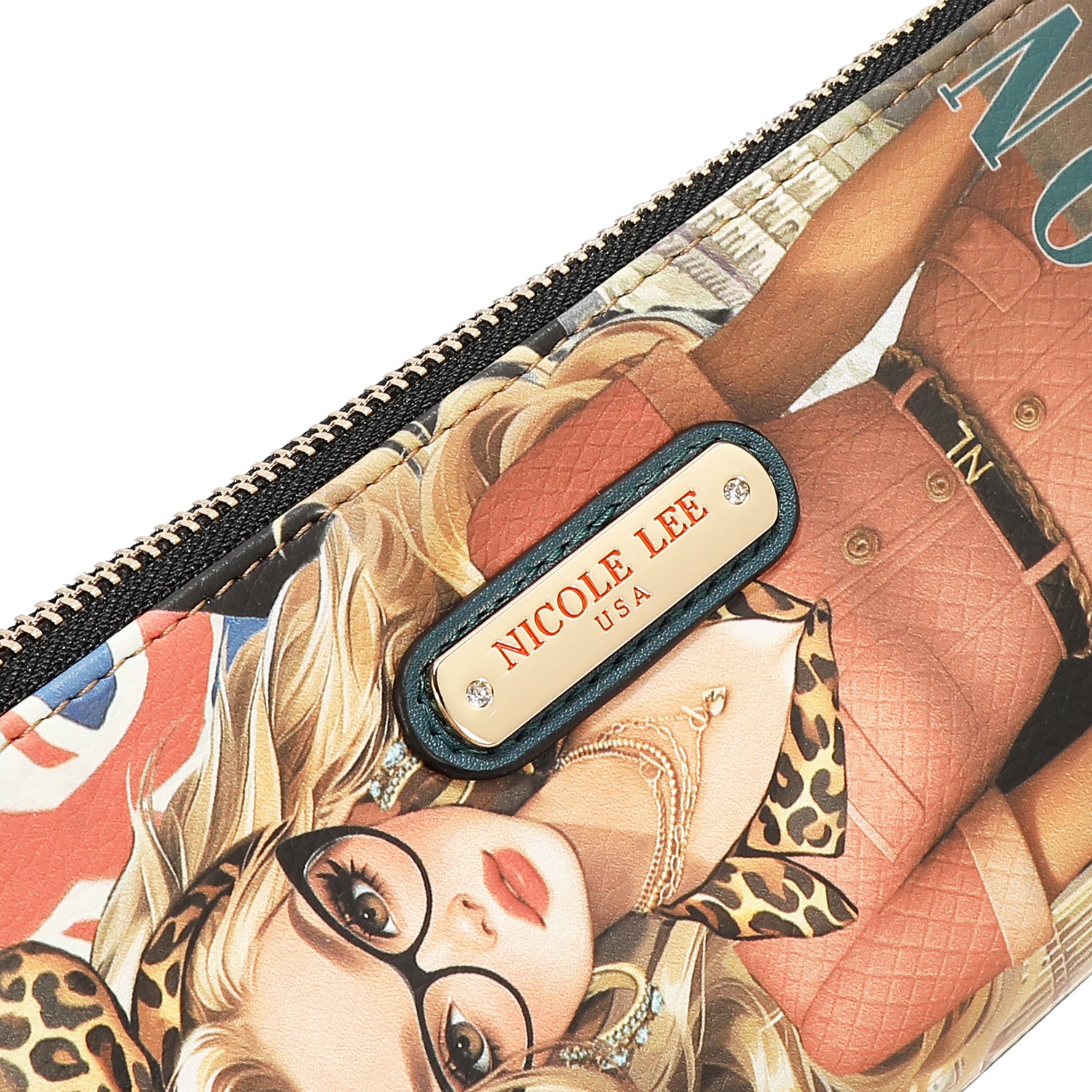 SNAP CLOSURE LAYERED WALLET