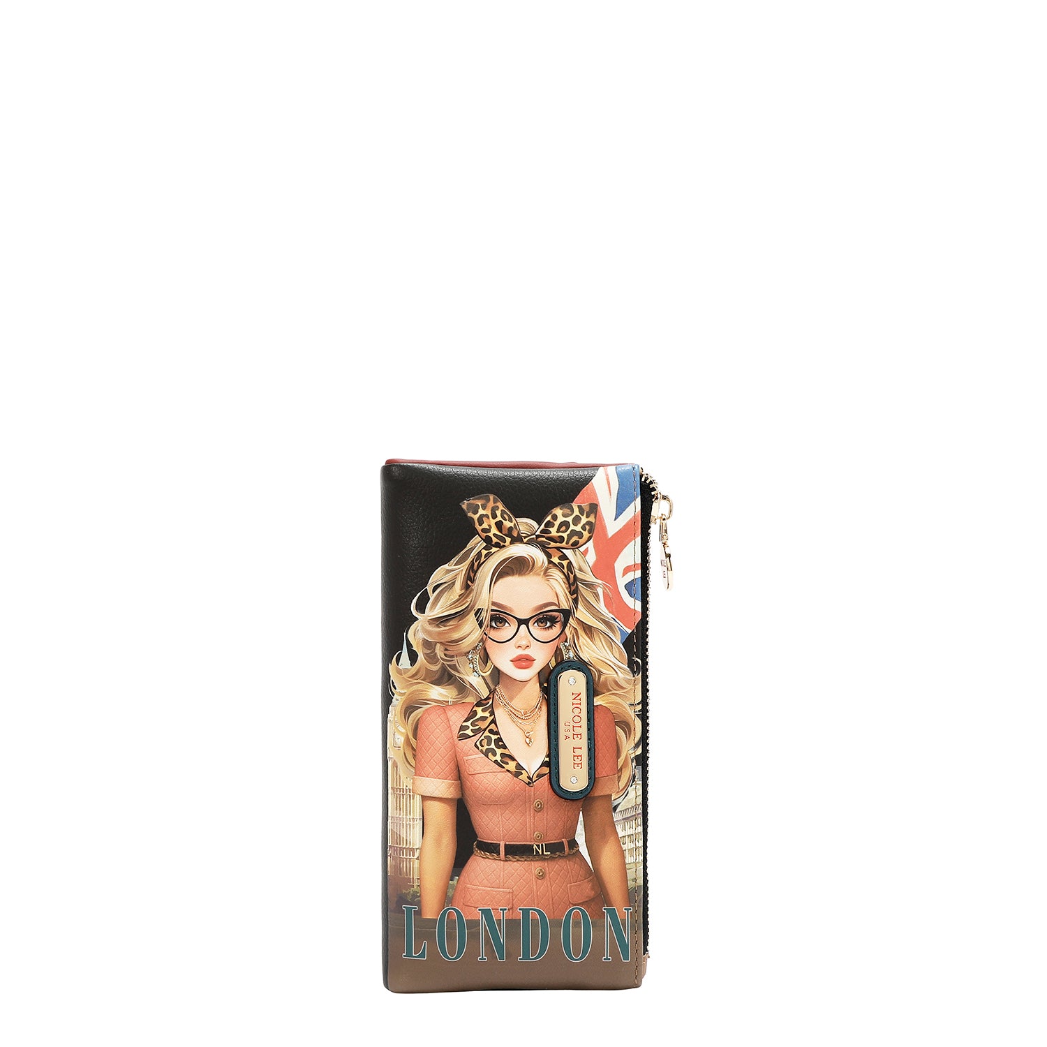 SNAP CLOSURE LAYERED WALLET