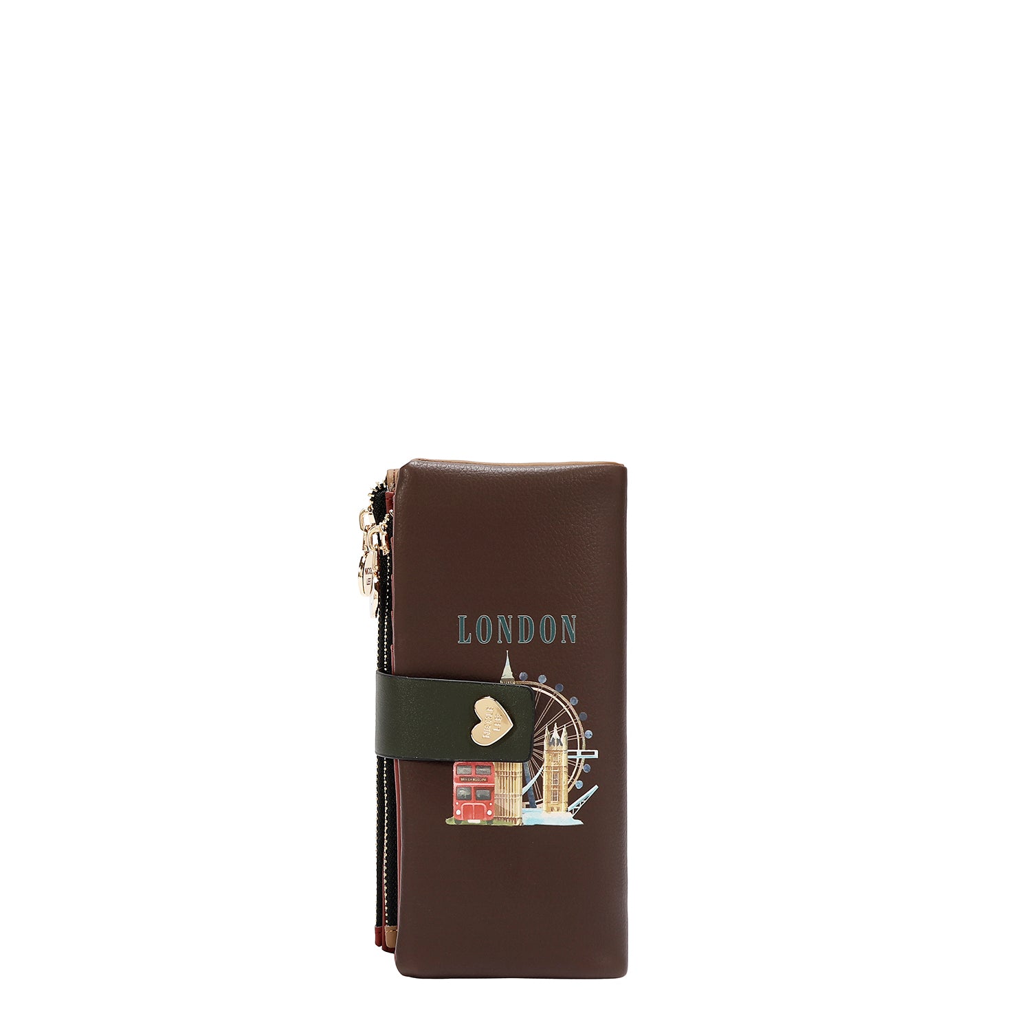 SNAP CLOSURE LAYERED WALLET