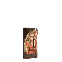 SNAP CLOSURE LAYERED WALLET