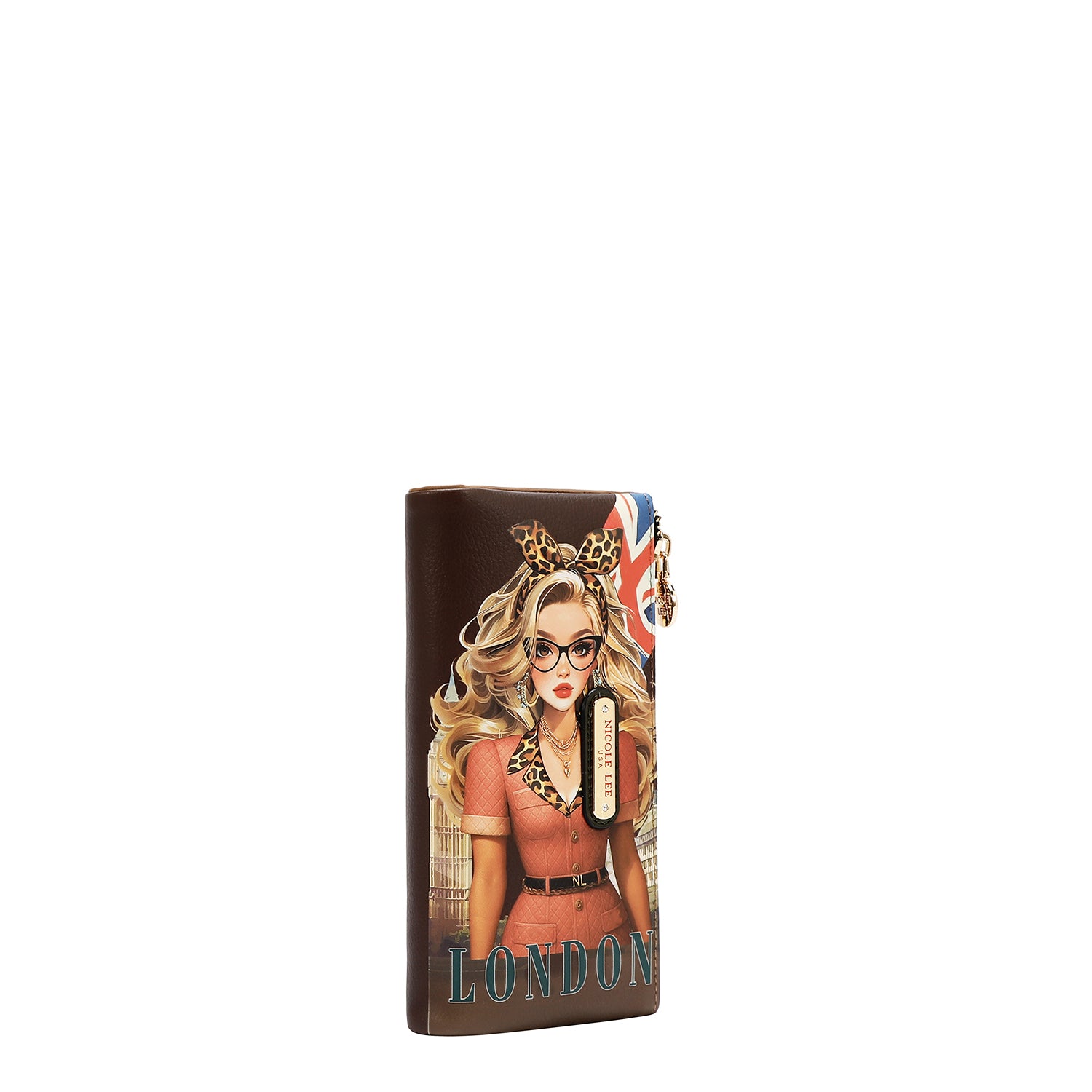 SNAP CLOSURE LAYERED WALLET