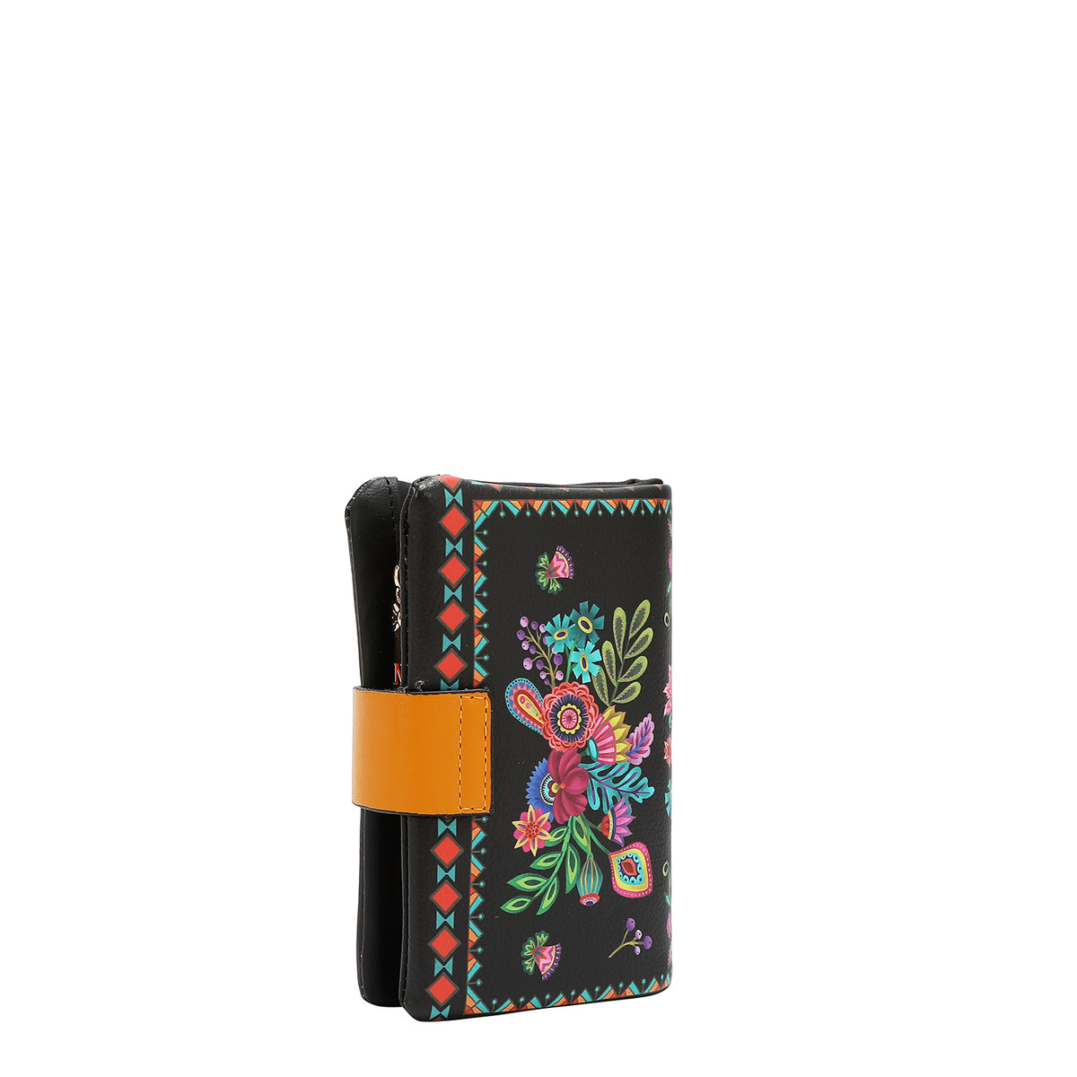 SMALL SNAP CLOSURE LAYERED WALLET