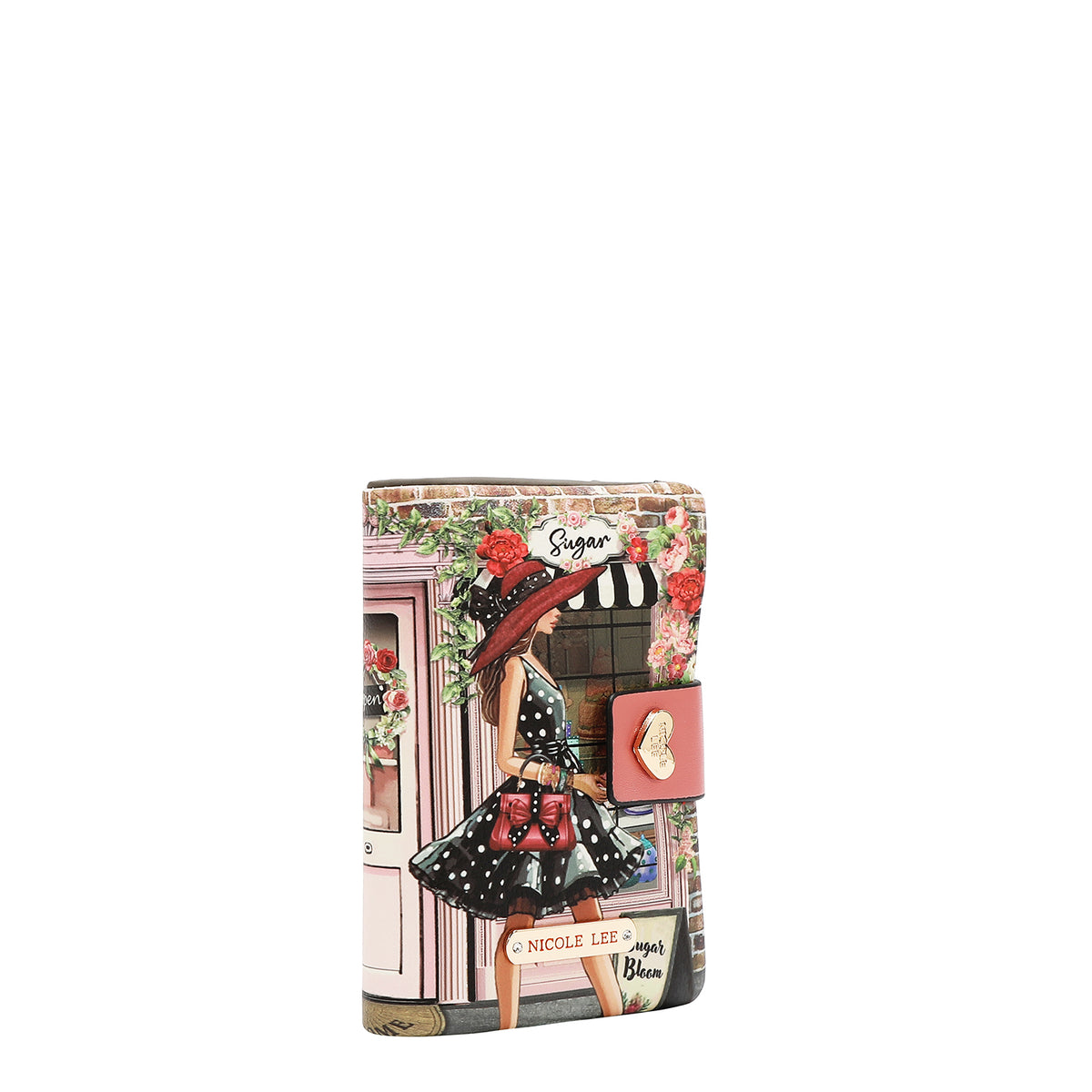 SMALL SNAP CLOSURE LAYERED WALLET
