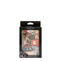 SMALL SNAP CLOSURE LAYERED WALLET