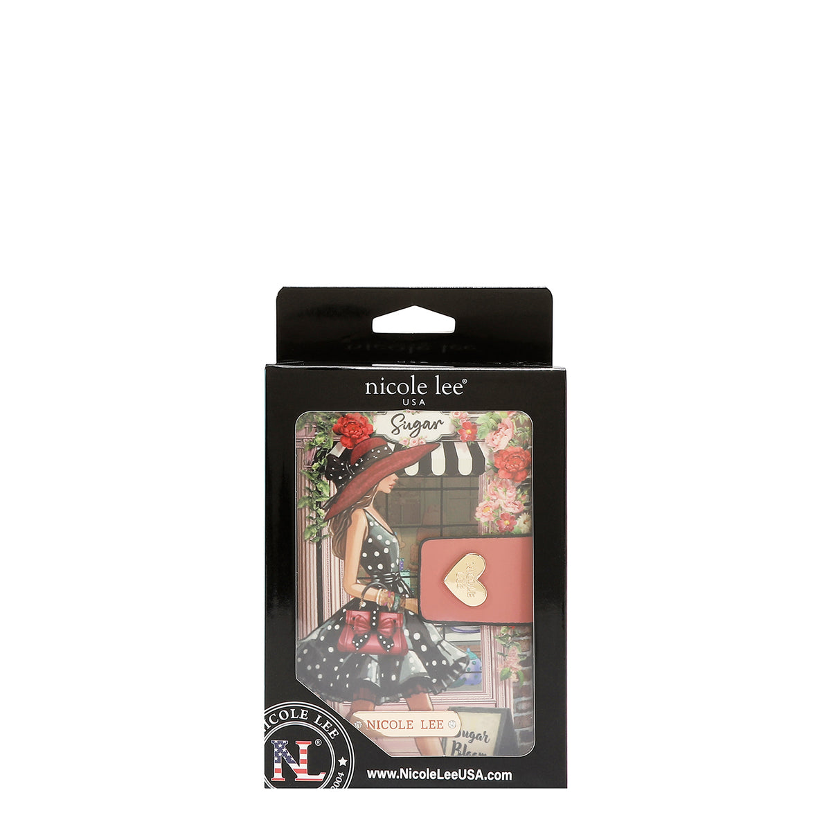 SMALL SNAP CLOSURE LAYERED WALLET