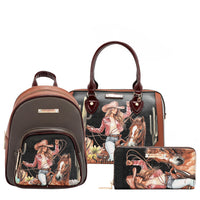 SOFIA MONTANA 3 PIECE SET (BOSTON, MINI BACKPACK, WALLET)