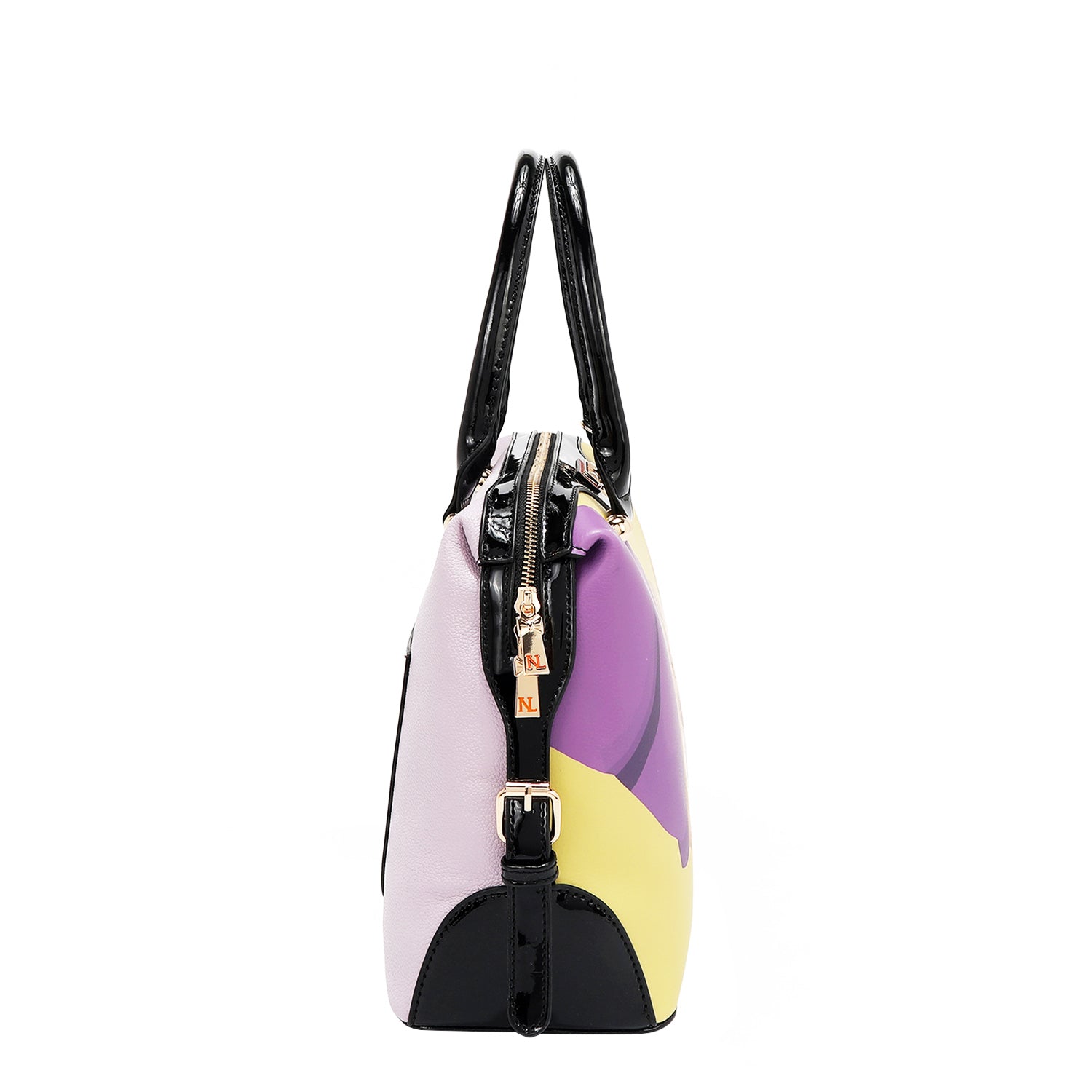 Back View of our Nicole Lee Handbag in our Nail Polish Design