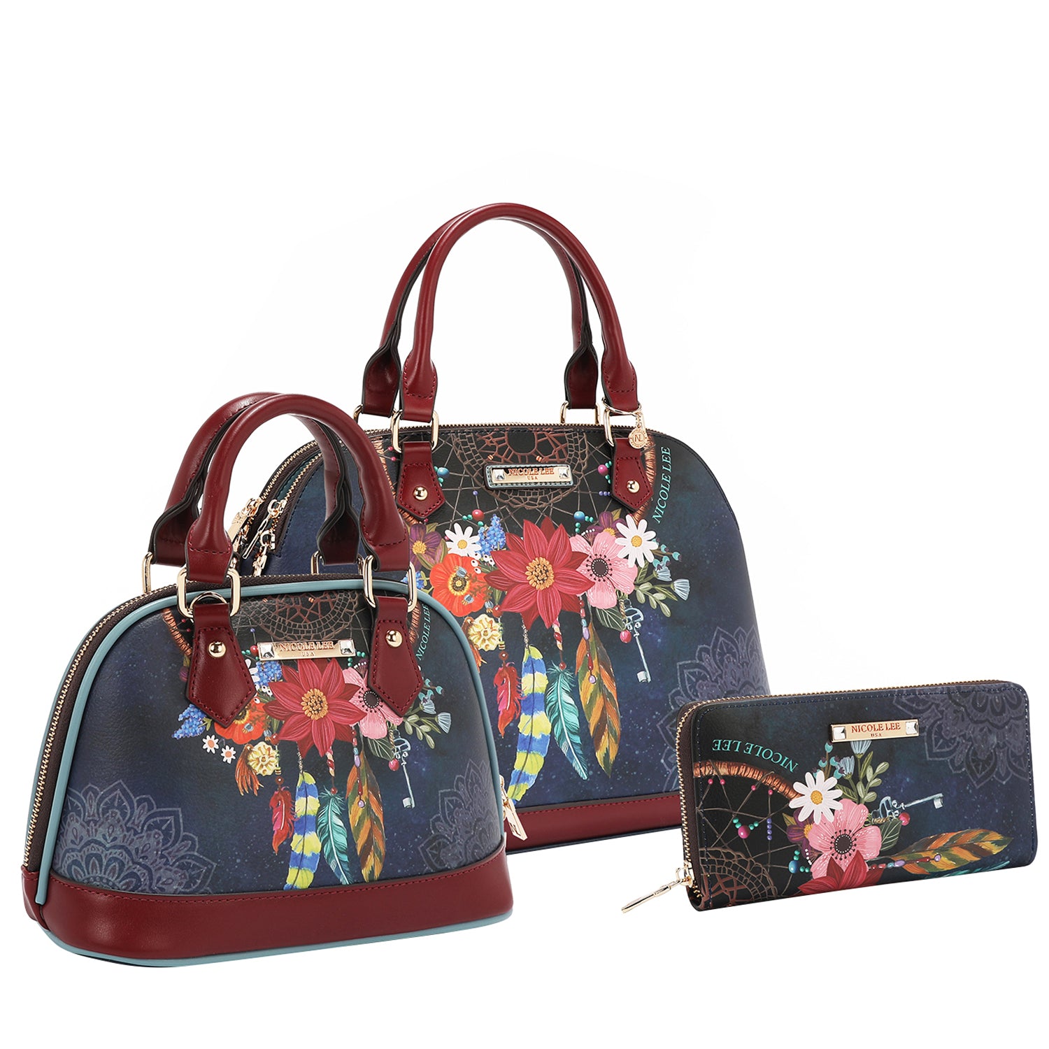 DREAM COMES TRUE 3 PIECE SET (HANDBAG, CROSSBODY, WALLET)