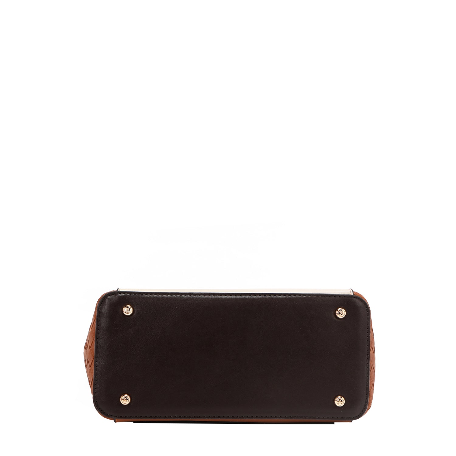 Bottom Black  with gold studs set on a white background