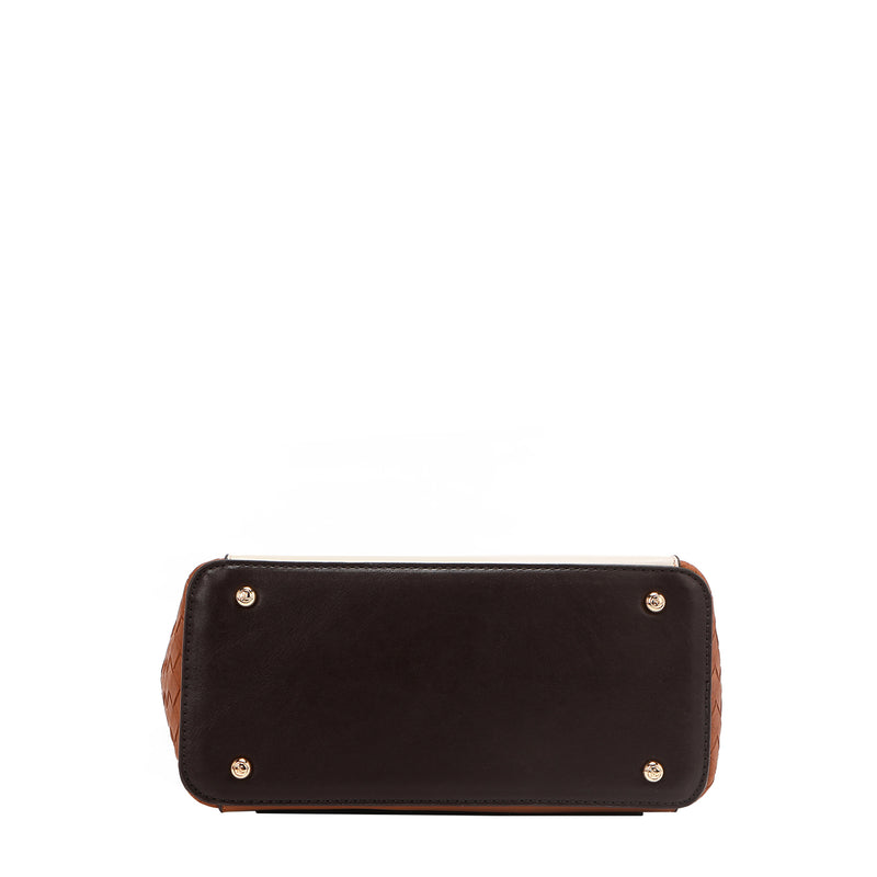Bottom Black  with gold studs set on a white background