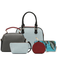 EMOTION 5PC SET (SATCHEL, CROSSBODY, POUCH, COINPURSE AND WALLET)