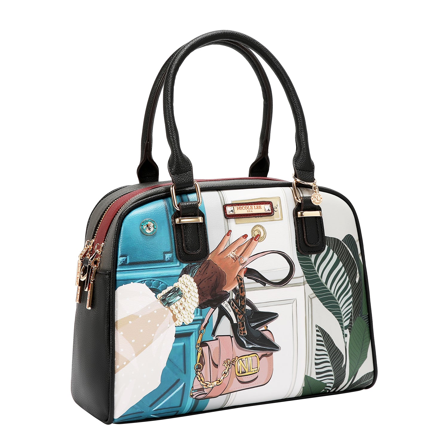 EMOTION 5PC SET (SATCHEL, CROSSBODY, POUCH, COINPURSE AND WALLET)