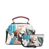 EMOTION 5PC SET (SATCHEL, CROSSBODY, POUCH, COINPURSE AND WALLET)