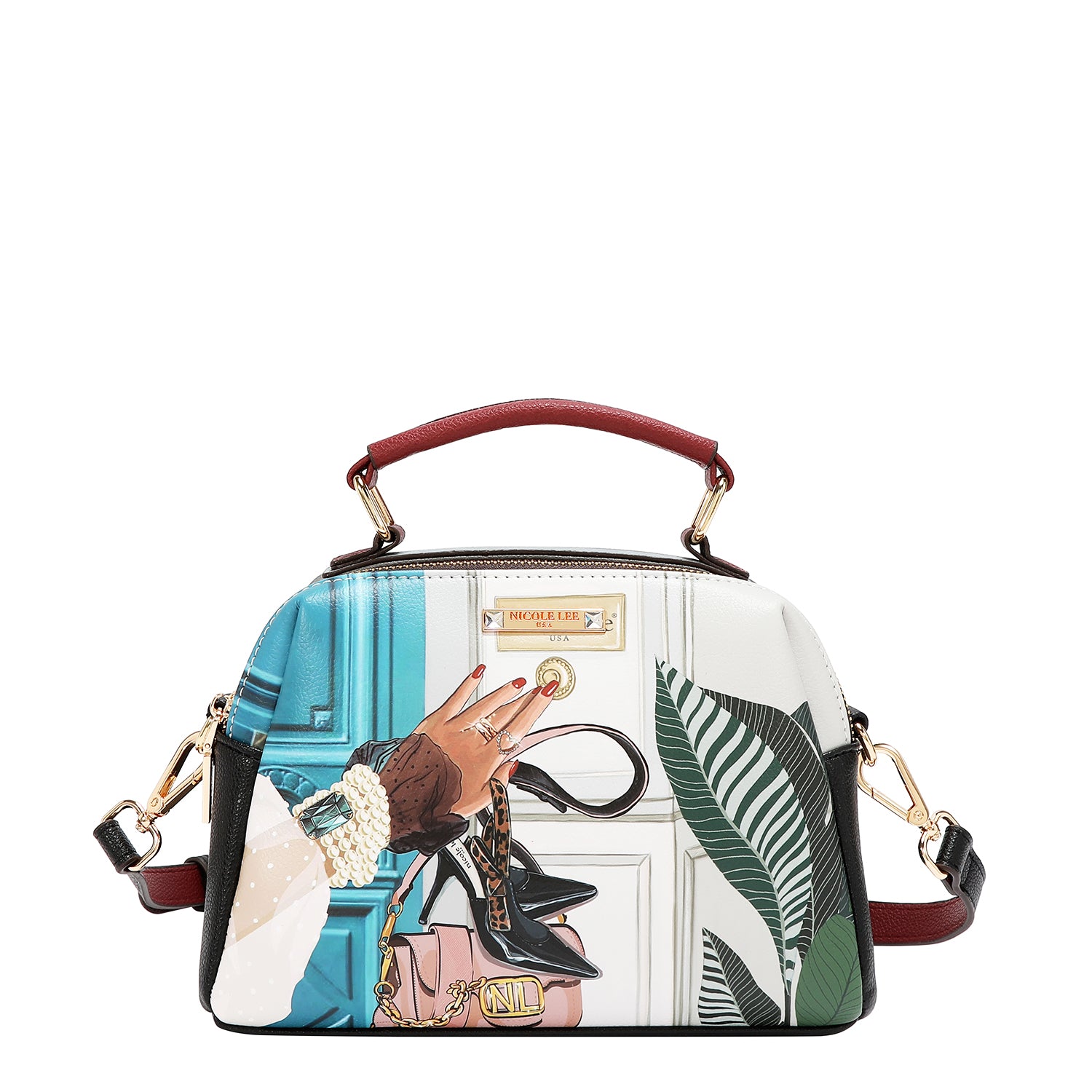 EMOTION 5PC SET (SATCHEL, CROSSBODY, POUCH, COINPURSE AND WALLET)