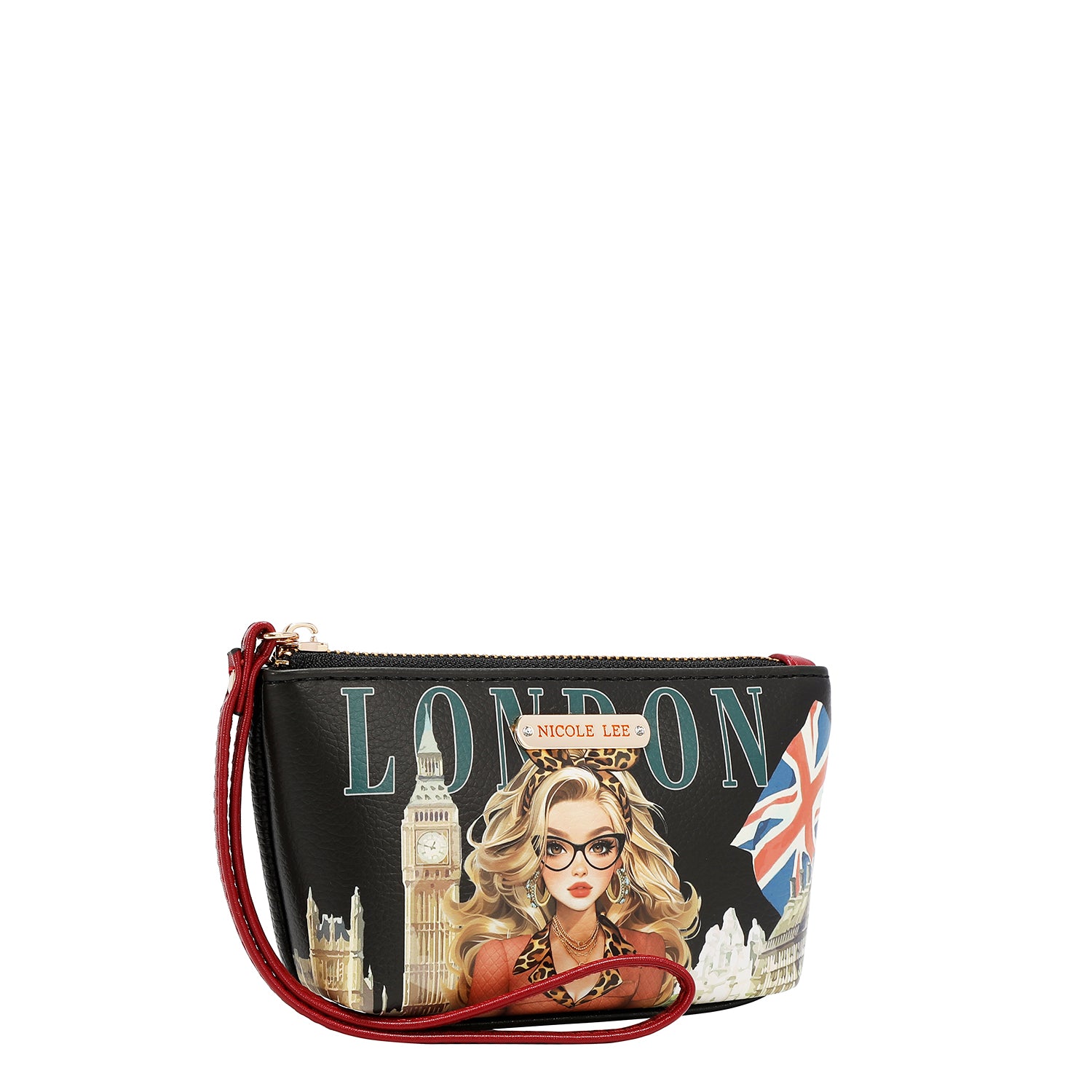 LONDON EYE 5 PC CONVERTIBLE BAG / BACKPACK SET (LARGE CONVERTIBLE BAG / BACKPACK, CROSSBODY, POUCH, COINPURSE, WALLET)