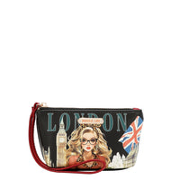 LONDON EYE 5 PC CONVERTIBLE BAG / BACKPACK SET (LARGE CONVERTIBLE BAG / BACKPACK, CROSSBODY, POUCH, COINPURSE, WALLET)