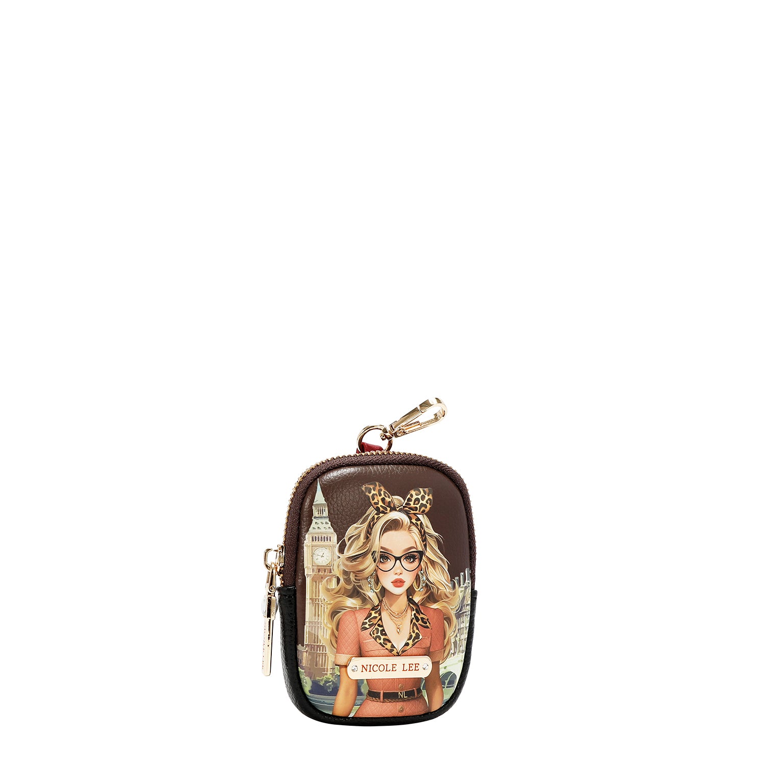 LONDON EYE 5 PC CONVERTIBLE BAG / BACKPACK SET (LARGE CONVERTIBLE BAG / BACKPACK, CROSSBODY, POUCH, COINPURSE, WALLET)