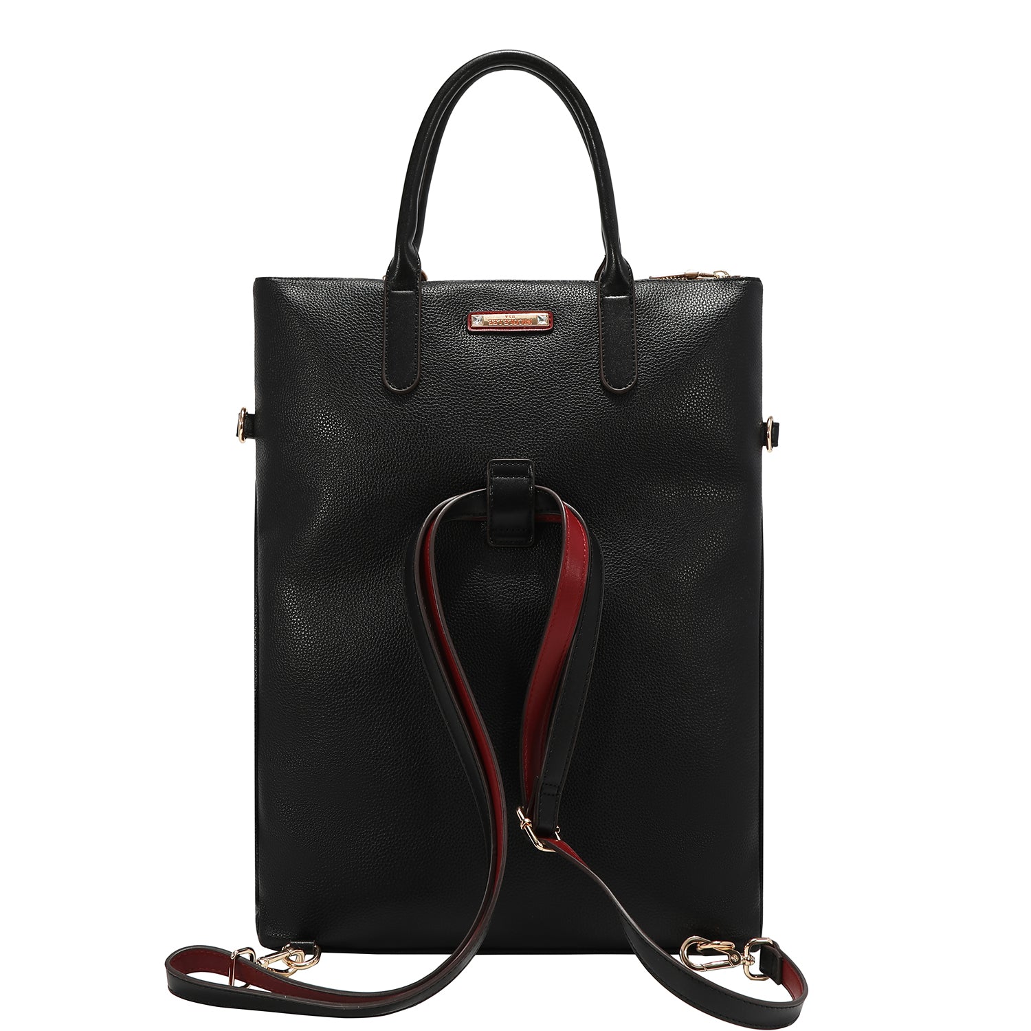 LONDON EYE 5 PC CONVERTIBLE BAG / BACKPACK SET (LARGE CONVERTIBLE BAG / BACKPACK, CROSSBODY, POUCH, COINPURSE, WALLET)