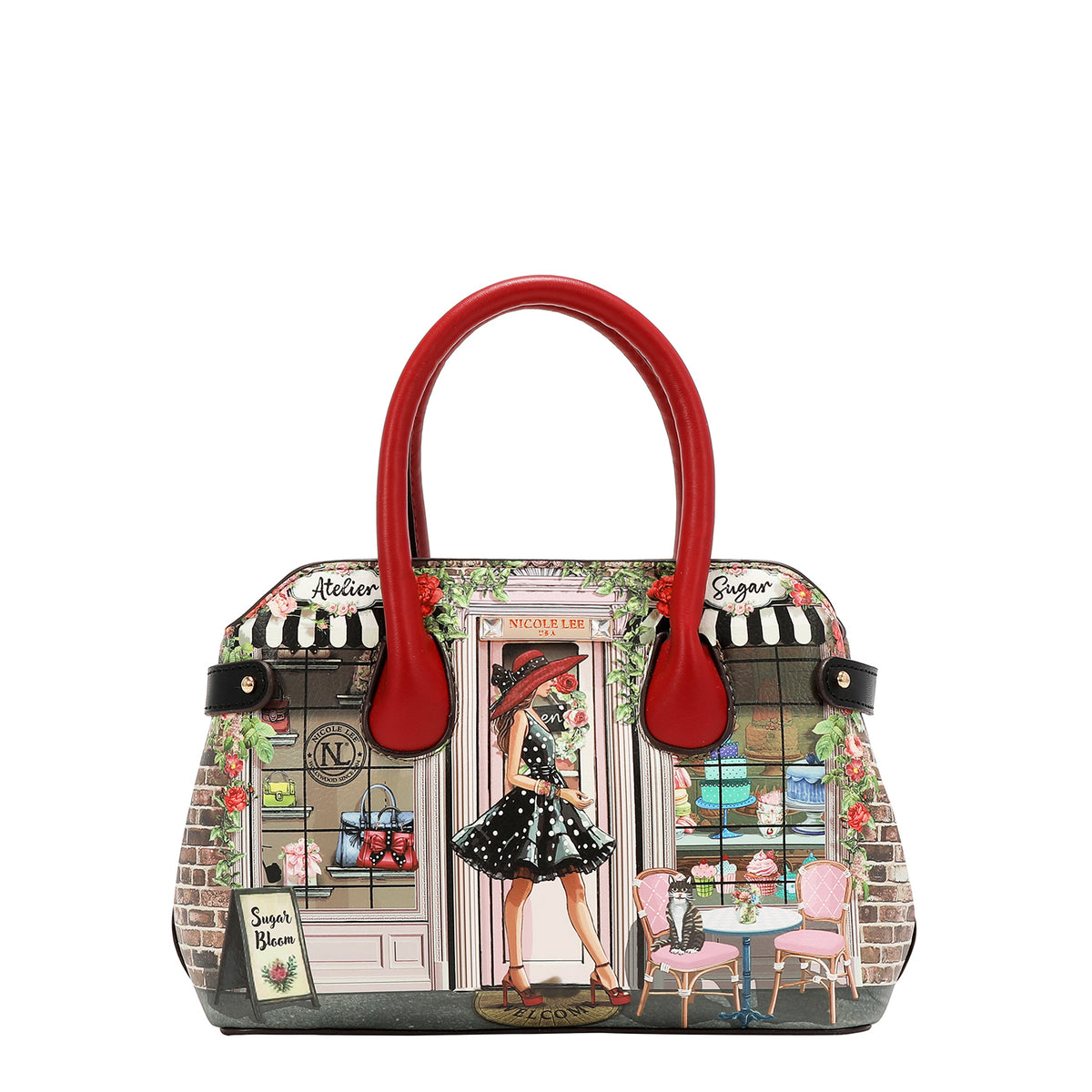 SUGAR DAY 5PC SET (HANDBAG, CROSSBODY, POUCH, COINPURSE, WALLET)