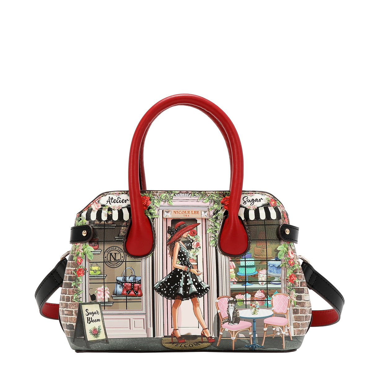 SUGAR DAY 5PC SET (HANDBAG, CROSSBODY, POUCH, COINPURSE, WALLET)