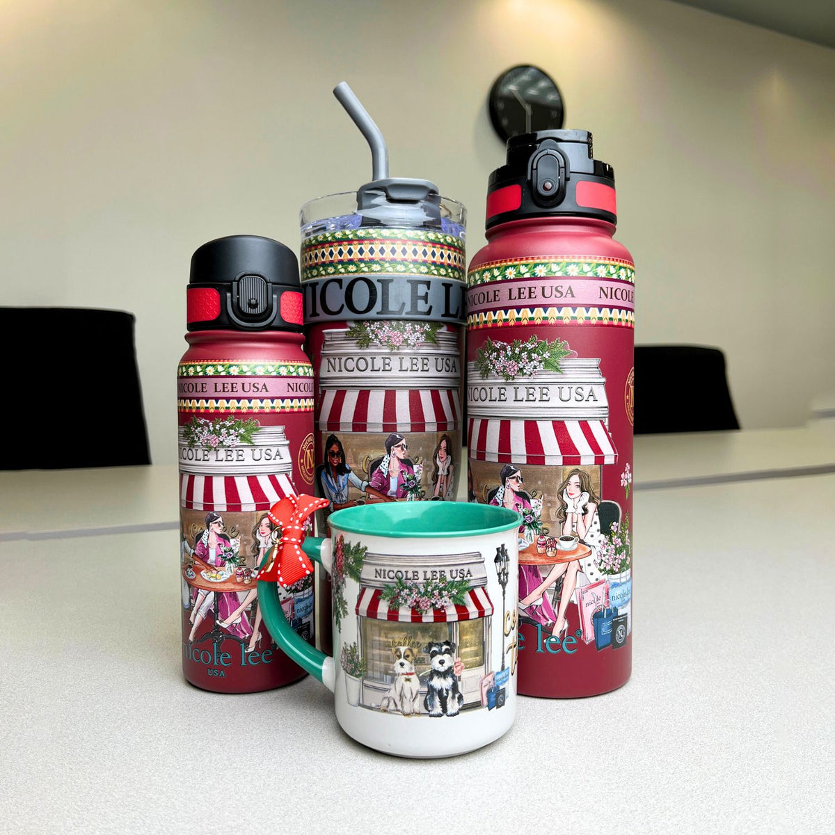 OUR COLLETION OF TUMBLERS AND CUP IN OUR DESIGN SISTERS SECRET.