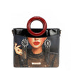 SAMANTHA LA BELLEZA CIRCLE HANDLE BAG