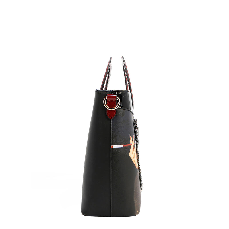 SAMANTHA LA BELLEZA CIRCLE HANDLE BAG
