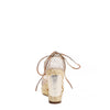 MAYA WRAP ESPADRILLE WEDGE SANDAL BACK WITH 4" PLATFORM WEDGE.