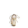 MAYA WRAP ESPADRILLE WEDGE SANDAL BACK WITH 4" PLATFORM WEDGE.