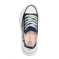 RHINESTONE PLATFORM SNEAKERS