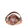 open view of our Nicole Lee Sun and Sand interior with shell print lining.