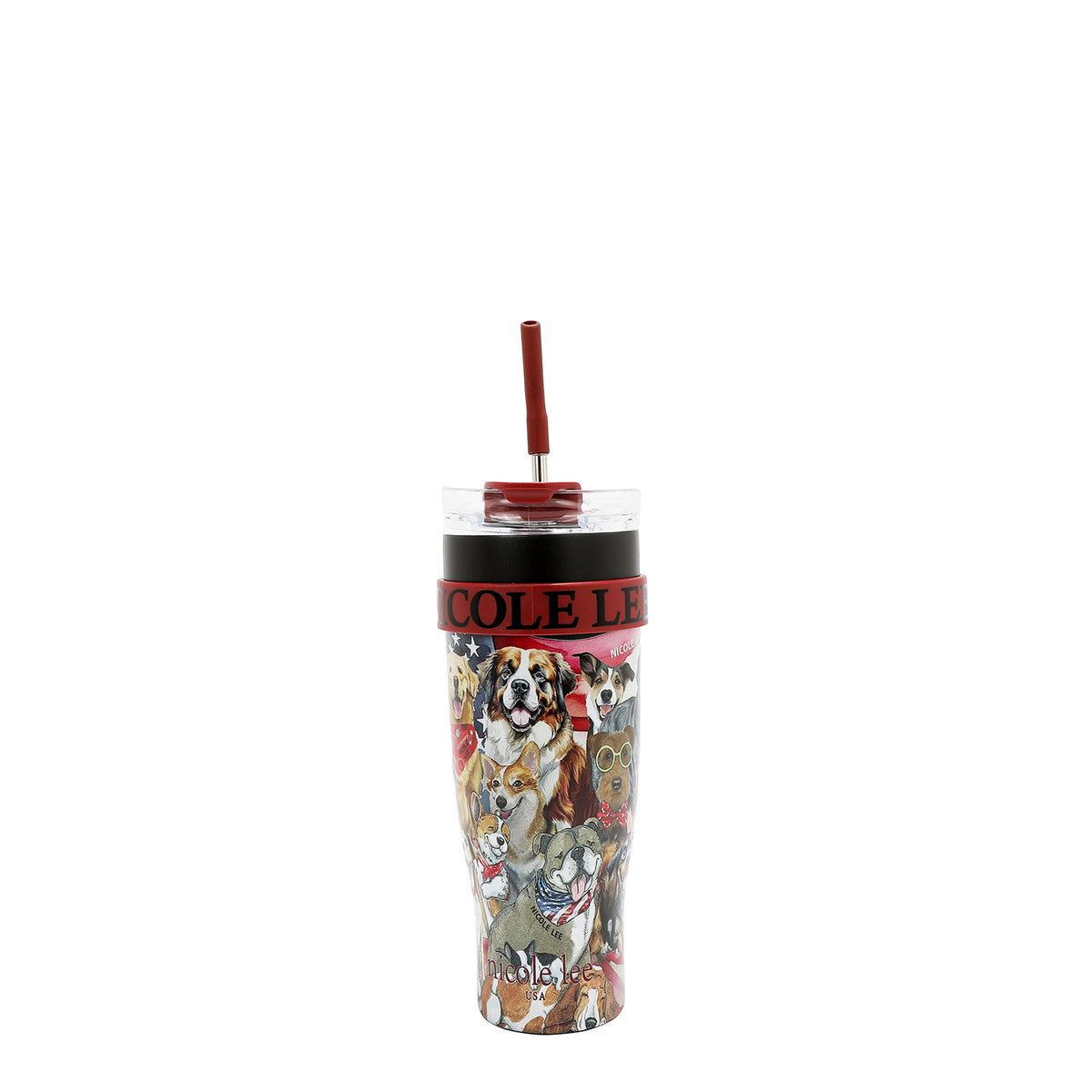 40 OZ PRINT TUMBLER WITH HANDLE