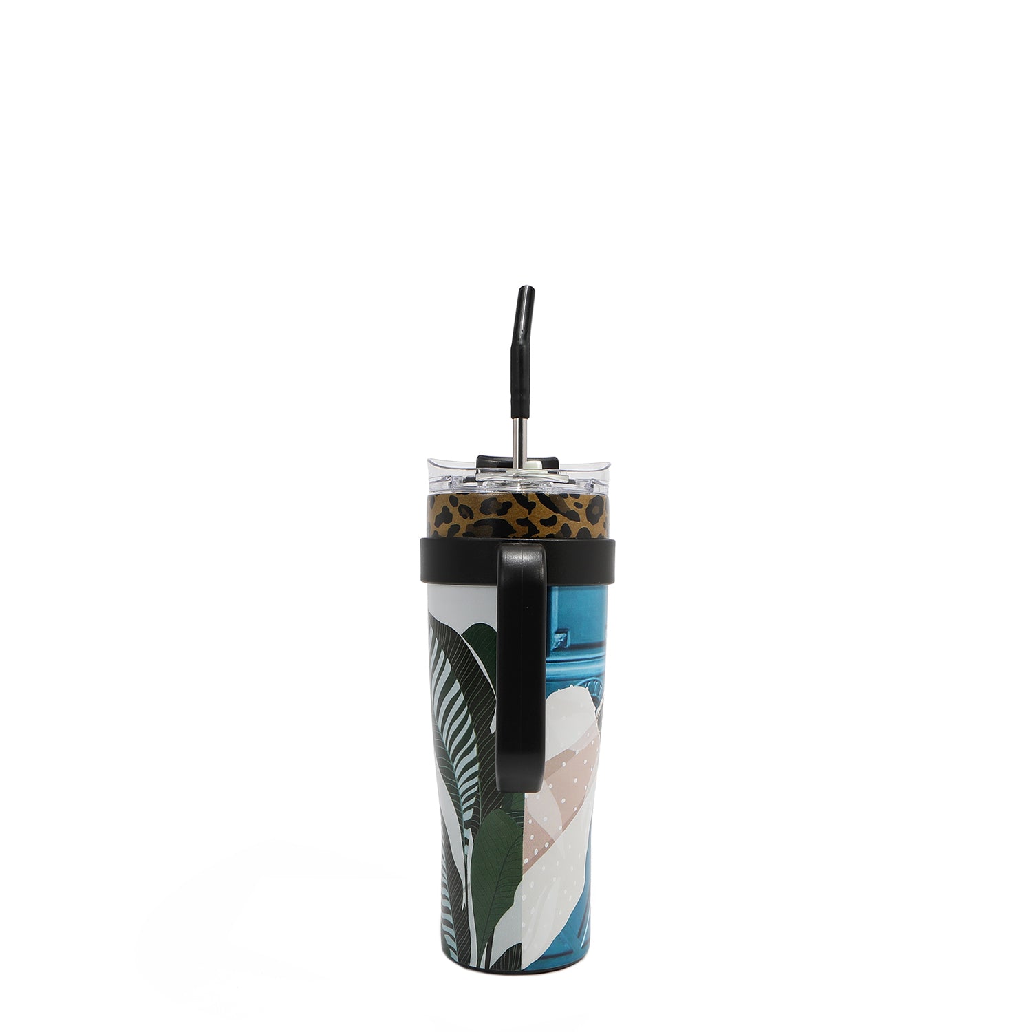 40 OZ PRINT TUMBLER WITH HANDLE
