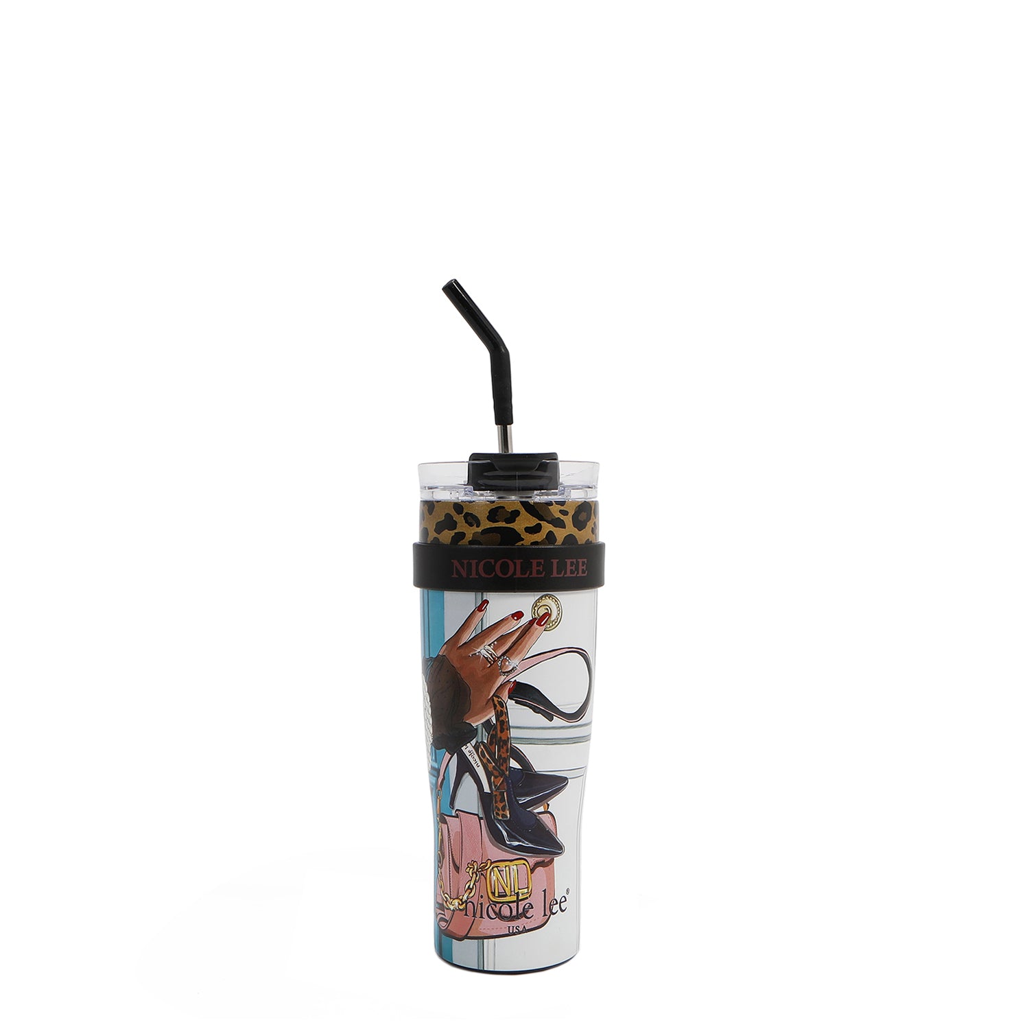 40 OZ PRINT TUMBLER WITH HANDLE