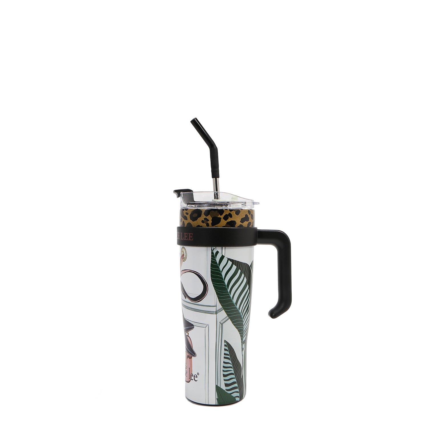 40 OZ PRINT TUMBLER WITH HANDLE
