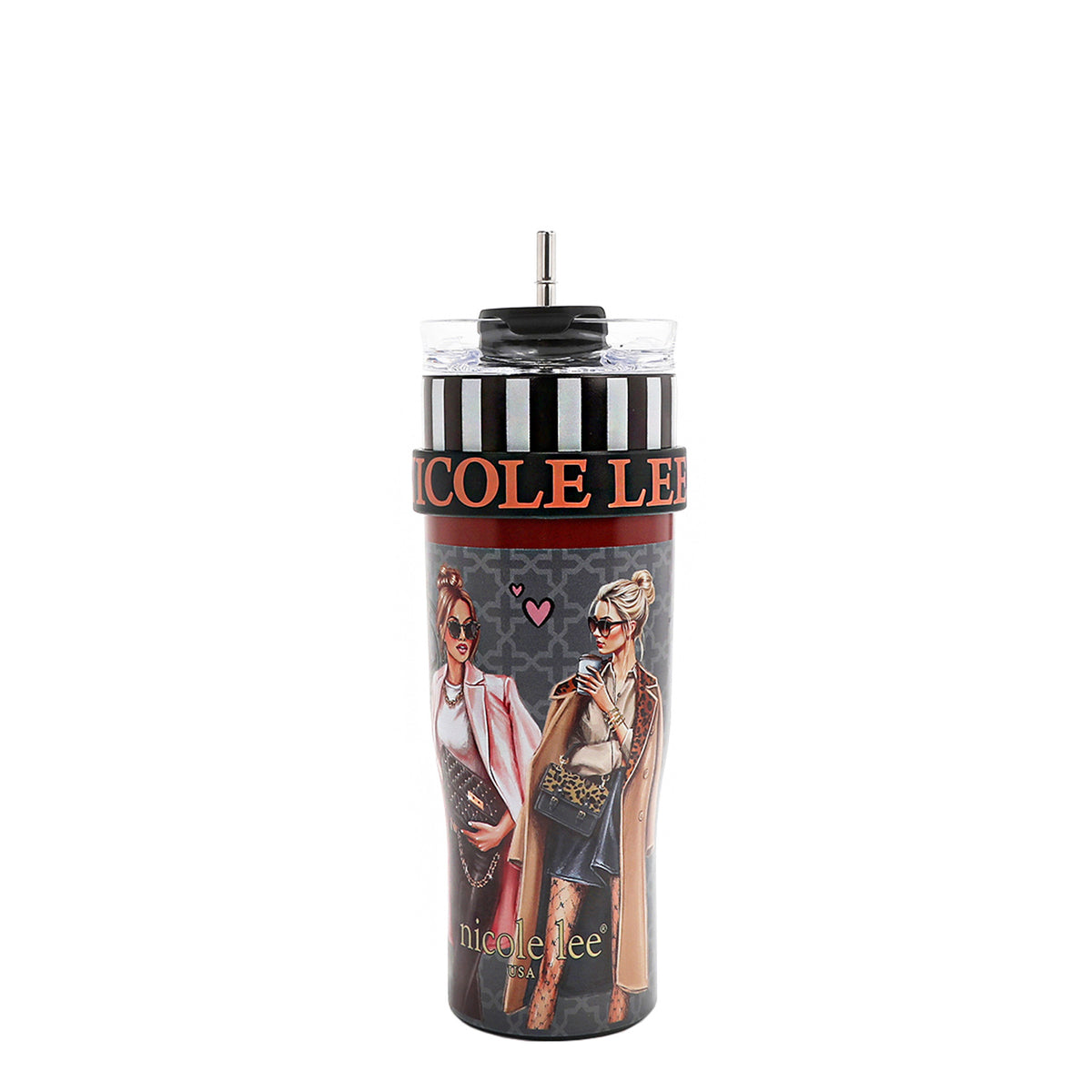 40 OZ PRINT TUMBLER WITH HANDLE