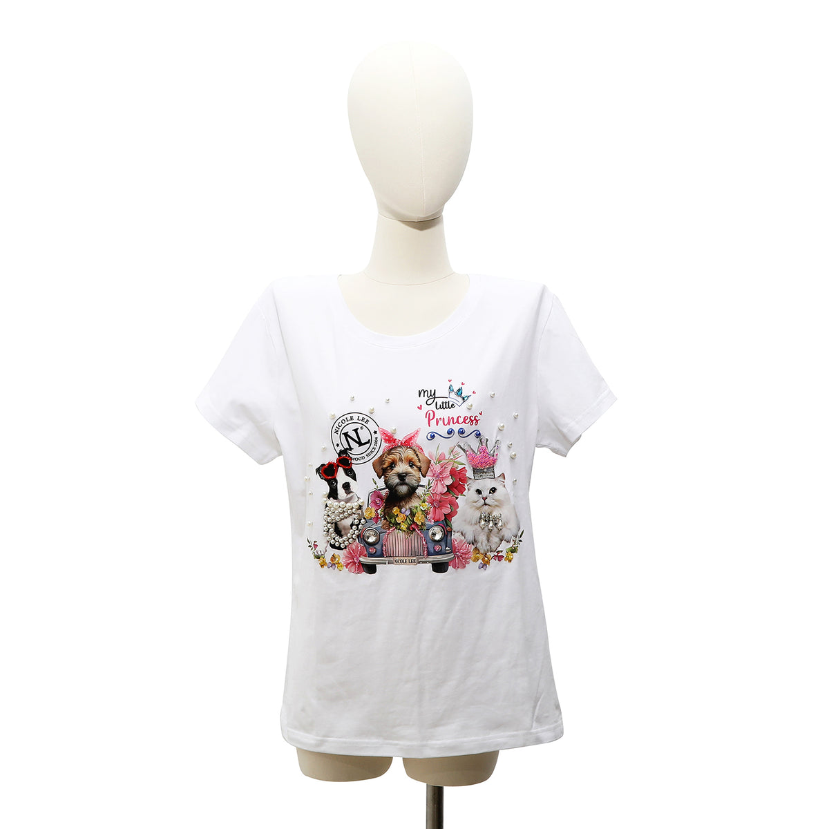 NICOLE LEE FASHION BLING SHIRT