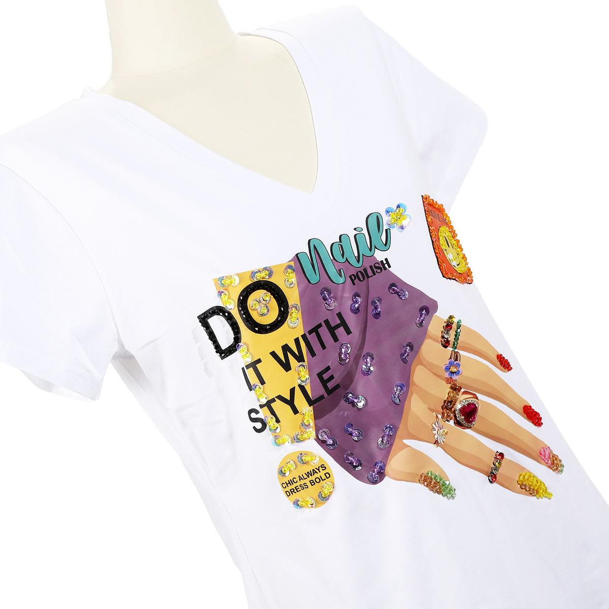 FASHION V-NECK SHIRT