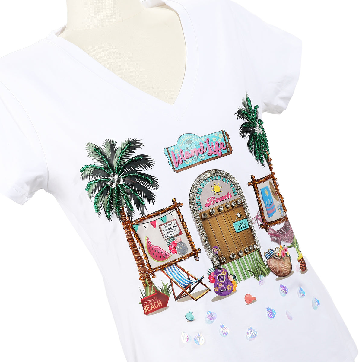 FASHION V-NECK SHIRT