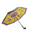 OUR BLAKELY INVERTED CUP HOLDER UMBRELLA IN OUR NICOLE LEE NAIL POLISH DESIGN.