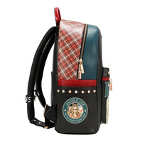 LARGE USB FASHION BACKPACK WITH CHARGING PORT AND POUCH
