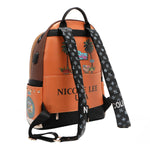 LARGE USB FASHION BACKPACK WITH CHARGING PORT AND POUCH