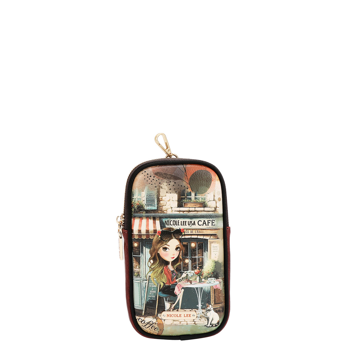 LARGE USB FASHION BACKPACK WITH CHARGING PORT AND POUCH